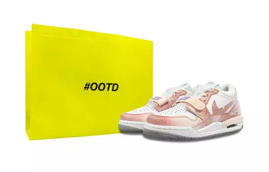 Кроссовки Jordan Legacy 312 Vintage Basketball Shoes Women's Low-top White/pink, белый