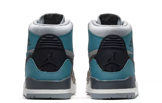 Кроссовки Jordan Legacy 312 Vintage Basketball Shoes Men High-top Blue/gray, синий