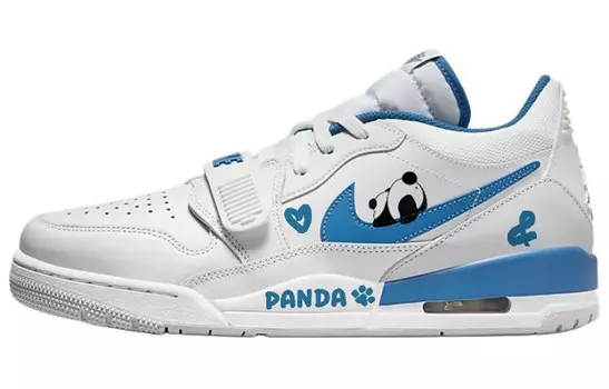 Кроссовки Jordan Legacy 312 Vintage Basketball Shoes Men Low-top Blue/white, синий