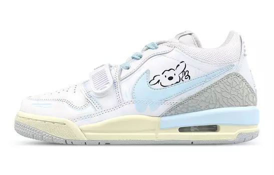 Кроссовки Jordan Legacy 312 Vintage Basketball Shoes Women's Low-top White/blue, белый
