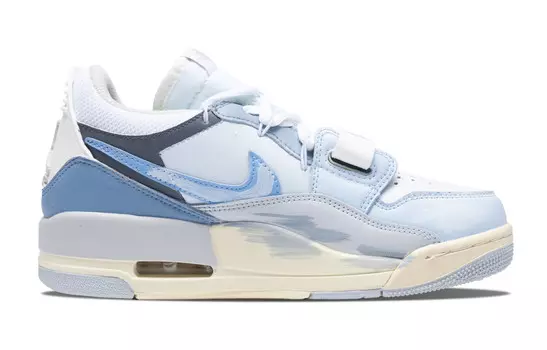 Кроссовки Jordan Legacy 312 Vintage Basketball Shoes Women's Low-top Blue/white, голубой
