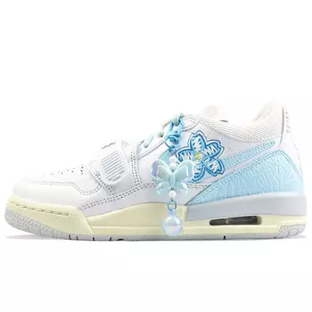 Кроссовки Jordan Legacy 312 Vintage Basketball Shoes Women's Low-top Blue, белый