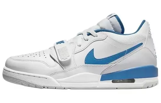 Кроссовки Jordan Legacy 312 Vintage Basketball Shoes Men Low-top Blue/white, голубой