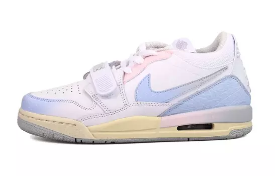 Кроссовки Jordan Legacy 312 Vintage Basketball Shoes Women's Low-top Blue/pink, голубой