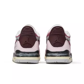 Кроссовки Jordan Legacy 312 Vintage Basketball Shoes Women's Low-top Black/pink, черный/розовый