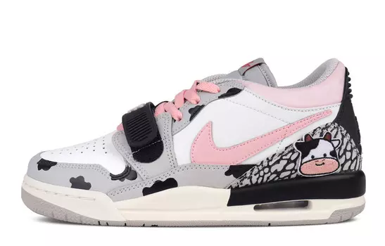 Кроссовки Jordan Legacy 312 Vintage Basketball Shoes Women's Low-top Pink, черный