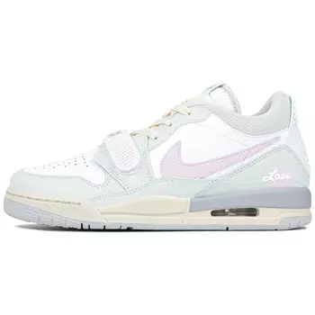Кроссовки Jordan Legacy 312 Vintage Basketball Shoes Women's Low-top White/green/pink, белый