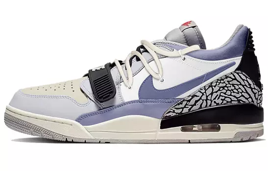 Кроссовки Jordan Legacy 312 Vintage Basketball Shoes Men Low-top Gray, фиолетовый