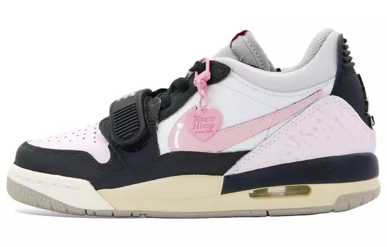 Кроссовки Jordan Legacy 312 Vintage Basketball Shoes Women's Low-top Black/pink/white, черный