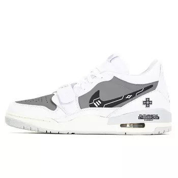 Кроссовки Jordan Legacy 312 Vintage Basketball Shoes Men Low-top Gray, белый