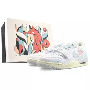 Кроссовки Jordan Legacy 312 Vintage Basketball Shoes Men Low-top Blue/white, белый