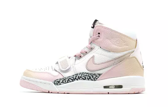 Кроссовки Jordan Legacy 312 Vintage Basketball Shoes Women's Mid-top Yellow/white/pink, синий/розовый