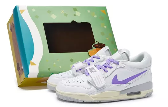 Кроссовки Jordan Legacy 312 Vintage Basketball Shoes Men Low-top Purple, фиолетовый