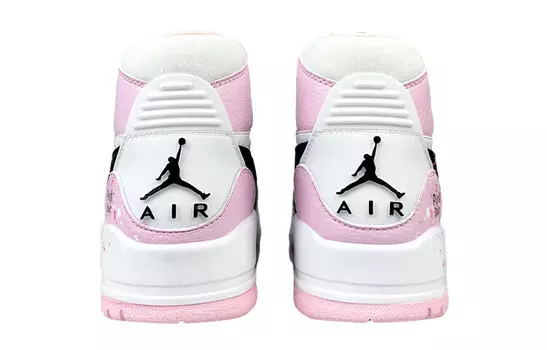 Кроссовки Jordan Legacy 312 Vintage Basketball Shoes Women's High-top Pink/black/gray, белый