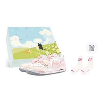 Кроссовки Jordan Legacy 312 Vintage Basketball Shoes Women's Low-top White/pink, белый
