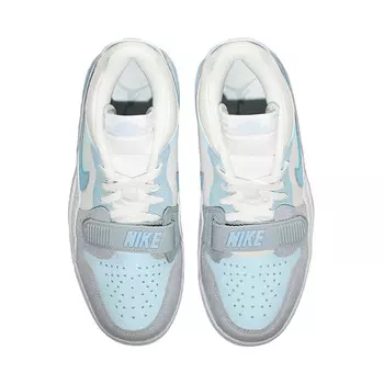 Кроссовки Jordan Legacy 312 Vintage Basketball Shoes Men Low-top Grey/white/blue, голубой