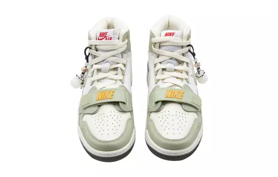 Кроссовки Jordan Legacy 312 Vintage Basketball Shoes Unisex High-top Green, зеленый