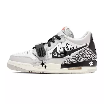 Кроссовки Jordan Legacy 312 Vintage Basketball Shoes Women's Low-top Black/White/Gray, черный/белый/серый
