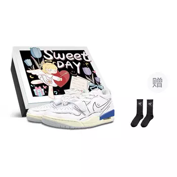 Кроссовки Jordan Legacy 312 Vintage Basketball Shoes Men Low-top White/blue, белый