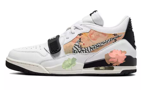 Кроссовки Jordan Legacy 312 Vintage Basketball Shoes Men Mid-top Black/white, черный