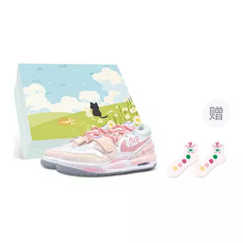 Кроссовки Jordan Legacy 312 Vintage Basketball Shoes Women's Low-top White/pink, белый