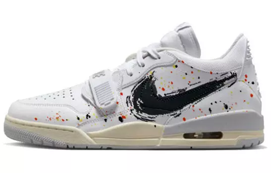 Кроссовки Jordan Legacy 312 Vintage Basketball Shoes Men Low-top Black/white, белый