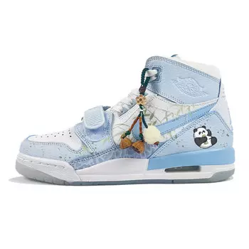 Кроссовки Jordan Legacy 312 Vintage Basketball Shoes Women's High-top Blue, голубой
