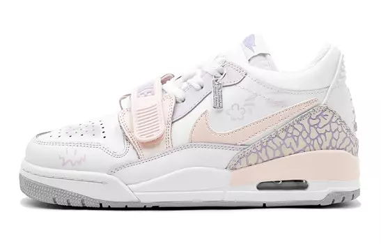 Кроссовки Jordan Legacy 312 Vintage Basketball Shoes Women's Low-top Purple, розовый