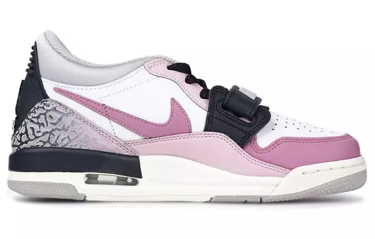 Кроссовки Jordan Legacy 312 Vintage Basketball Shoes Women's Low-top Pink/white/black, черный/розовый