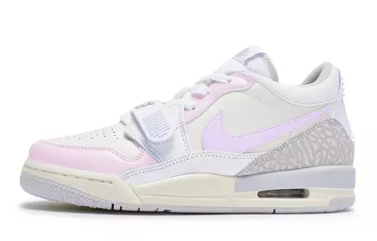 Кроссовки Jordan Legacy 312 Vintage Basketball Shoes Women's Low-top Purple, желтый