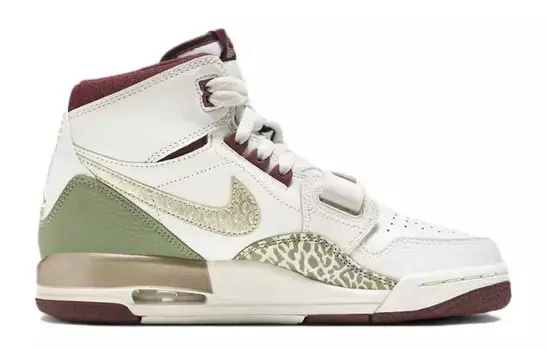 Кроссовки Jordan Legacy 312 Vintage Basketball Shoes Women's High-top Blue/white, белый