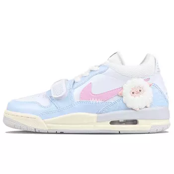 Кроссовки Jordan Legacy 312 Vintage Basketball Shoes Women's Low-top Pink/Blue, розовый