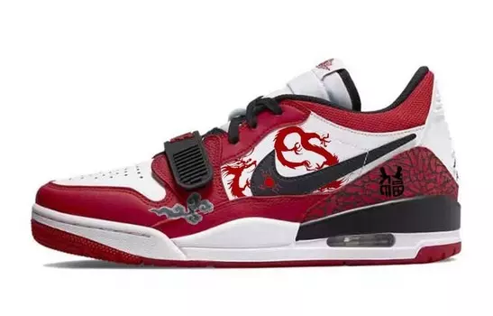 Кроссовки Jordan Legacy 312 Vintage Basketball Shoes Women's Low-top Red/Black, красный