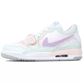 Кроссовки Jordan Legacy 312 Vintage Basketball Shoes Women's Low-top White/Green/Purple, белый
