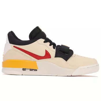 Кроссовки Jordan Legacy 312 Vintage Basketball Shoes Men Low-top Beige/black/red, бежевый/черный/красный