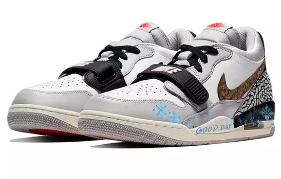 Кроссовки Jordan Legacy 312 Vintage Basketball Shoes Women's Low-top Grey/white, серый