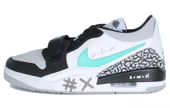 Кроссовки Jordan Legacy 312 Vintage Basketball Shoes Women's Low-top Black/White.Grey, черный
