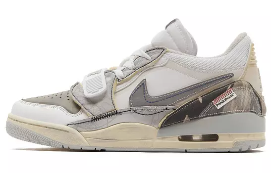 Кроссовки Jordan Legacy 312 Vintage Basketball Shoes Men Low-top White/gray, белый/серый
