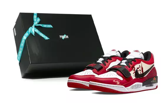 Кроссовки Jordan Legacy 312 Vintage Basketball Shoes Women's Low-top Red/white/black, красный