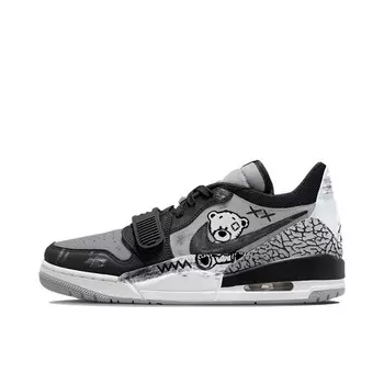 Кроссовки Jordan Legacy 312 Vintage Basketball Shoes Women's Low-top Black/white/gray, серый