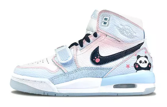 Кроссовки Jordan Legacy 312 Vintage Basketball Shoes Women's Mid-top White/black/pink, белый