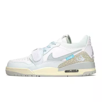Кроссовки Jordan Legacy 312 Vintage Basketball Shoes Women's Low-top White/blue, синий/белый