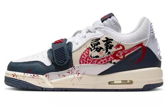 Кроссовки Jordan Legacy 312 Vintage Basketball Shoes Women's Low-top Red/white, красный