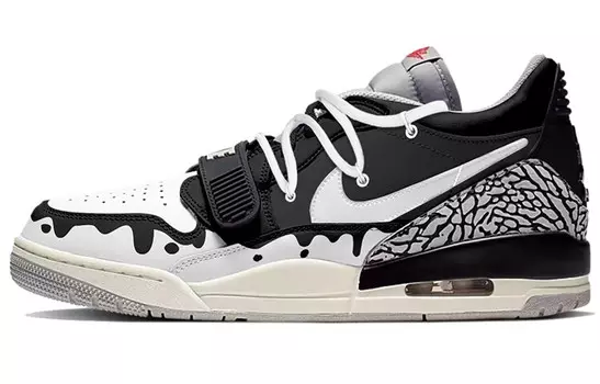 Кроссовки Jordan Legacy 312 Vintage Basketball Shoes Men Low-top White, черный