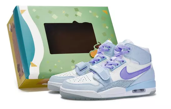 Кроссовки Jordan Legacy 312 Vintage Basketball Shoes Women's Mid-top Purple, фиолетовый