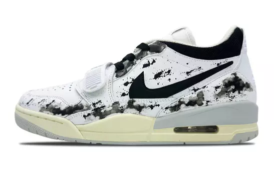 Кроссовки Jordan Legacy 312 Vintage Basketball Shoes Men Low-top Black/white, черный/белый