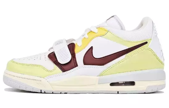 Кроссовки Jordan Legacy 312 Vintage Basketball Shoes Men Low-top Yellow/White, желтый