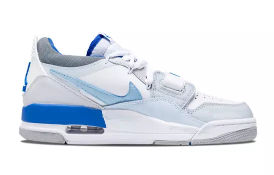 Кроссовки Jordan Legacy 312 Vintage Basketball Shoes Men Low-top Blue/white, синий/белый