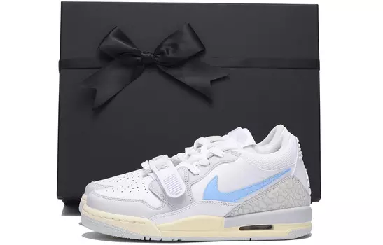 Кроссовки Jordan Legacy 312 Vintage Basketball Shoes Women's Low-top Blue/white, голубой
