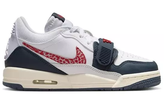 Кроссовки Jordan Legacy 312 Vintage Basketball Shoes Women's Low-top Blue/white, синий